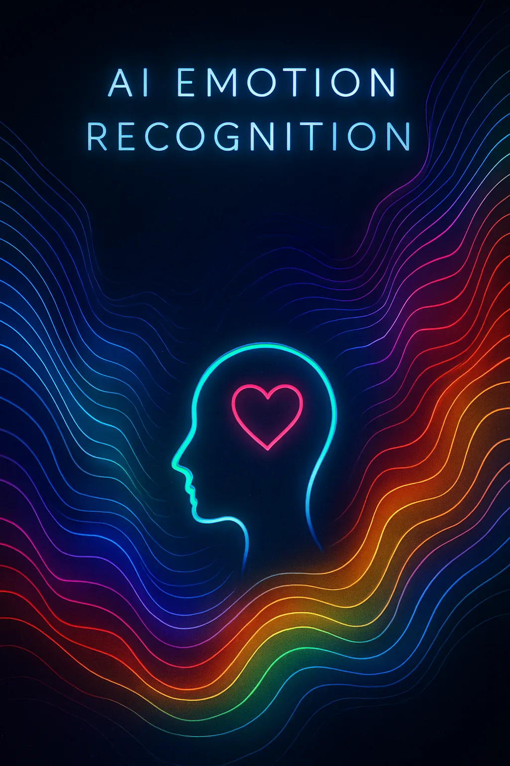 Colorful waves representing emotion recognition
